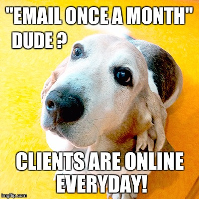 Email-once-a-month